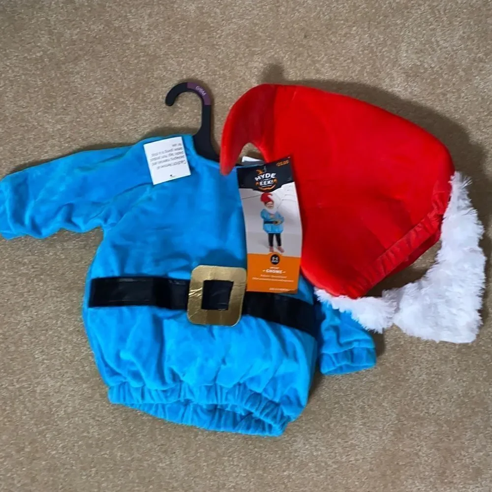 Infant Baby Gnome Halloween Costume Size 0-6 months NWT